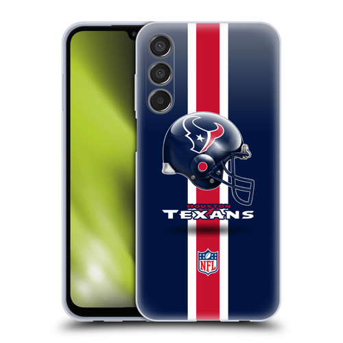 NFL Houston Texans Logo Helmet Soft Gel Case for Samsung Galaxy M15/F15 5G