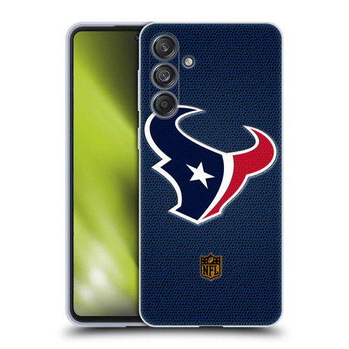 NFL Houston Texans Logo Football Soft Gel Case for Samsung Galaxy M55 5G