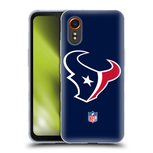NFL Houston Texans Logo Plain Soft Gel Case for Samsung Galaxy Xcover7 5G