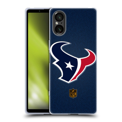 NFL Houston Texans Logo Football Soft Gel Case for Sony Xperia 5 V 5G