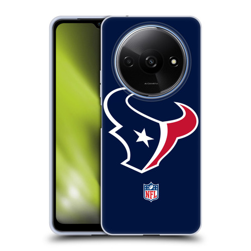 NFL Houston Texans Logo Plain Soft Gel Case for Xiaomi Redmi A3