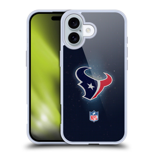 NFL Houston Texans Artwork LED Soft Gel Case for Apple iPhone 16