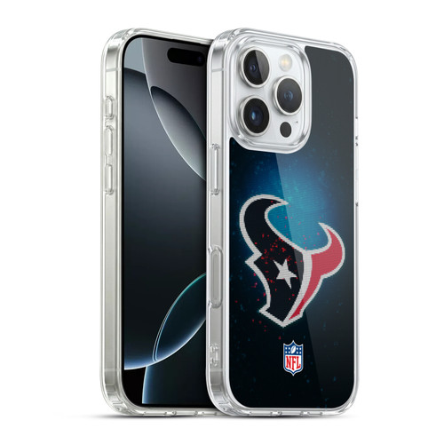 NFL Houston Texans Artwork LED Soft Gel Case for Apple iPhone 16 Pro & MagSafe