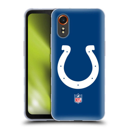 NFL Indianapolis Colts Logo Plain Soft Gel Case for Samsung Galaxy Xcover7 5G