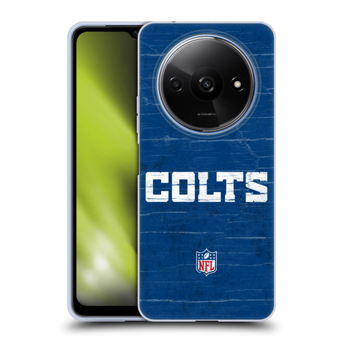 NFL Indianapolis Colts Logo Distressed Look Soft Gel Case for Xiaomi Redmi A3