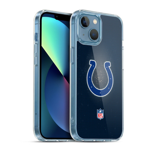 NFL Indianapolis Colts Artwork LED Soft Gel Case for Apple iPhone 13 Mini & MagSafe