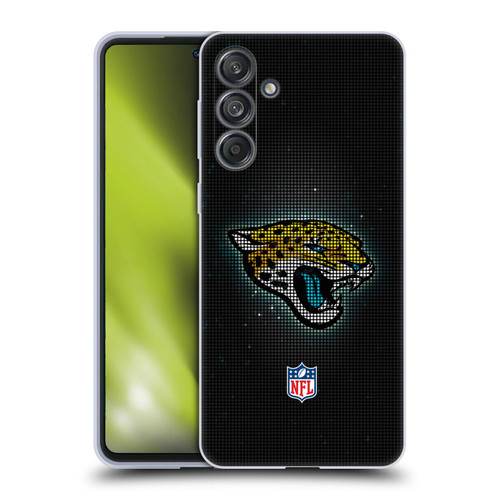 NFL Jacksonville Jaguars Artwork LED Soft Gel Case for Samsung Galaxy M55 5G