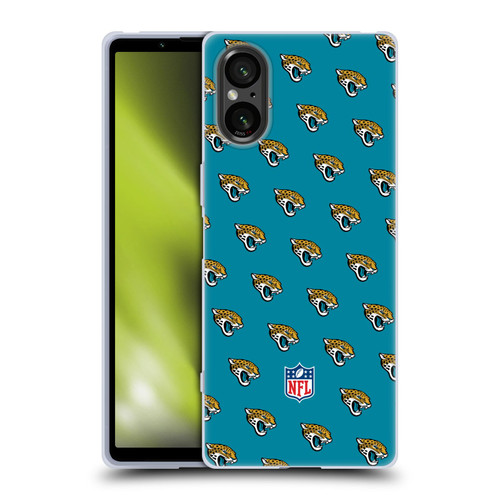 NFL Jacksonville Jaguars Artwork Patterns Soft Gel Case for Sony Xperia 5 V 5G
