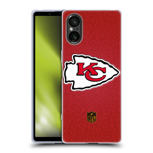 NFL Kansas City Chiefs Logo Football Soft Gel Case for Sony Xperia 5 V 5G