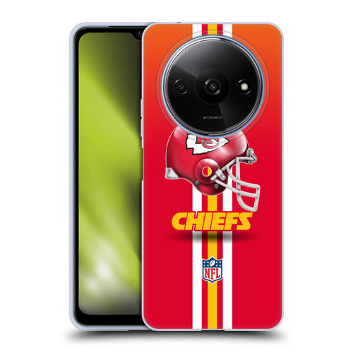NFL Kansas City Chiefs Logo Helmet Soft Gel Case for Xiaomi Redmi A3