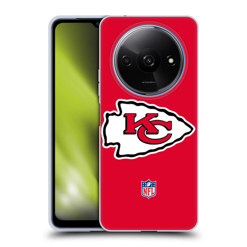 NFL Kansas City Chiefs Logo Plain Soft Gel Case for Xiaomi Redmi A3