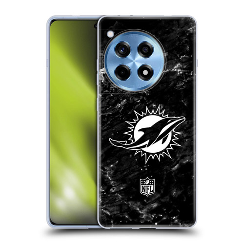 NFL Miami Dolphins Artwork Marble Soft Gel Case for OPPO OnePlus Ace 3 5G