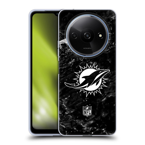 NFL Miami Dolphins Artwork Marble Soft Gel Case for Xiaomi Redmi A3