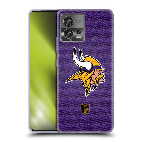 NFL Minnesota Vikings Logo Football Soft Gel Case for Motorola Moto Edge 30 Fusion