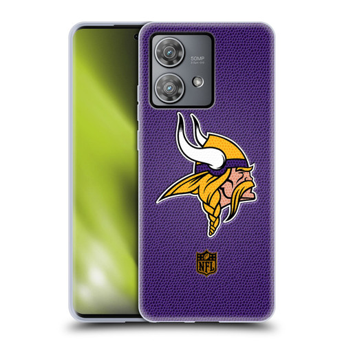NFL Minnesota Vikings Logo Football Soft Gel Case for Motorola Edge 40 Neo 5G
