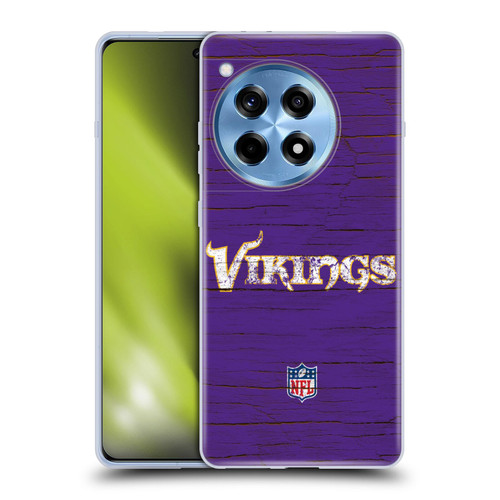 NFL Minnesota Vikings Logo Distressed Look Soft Gel Case for OPPO OnePlus Ace 3 5G
