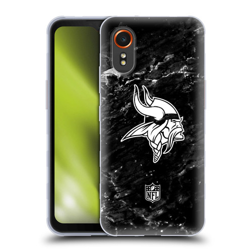 NFL Minnesota Vikings Artwork Marble Soft Gel Case for Samsung Galaxy Xcover7 5G