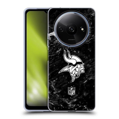 NFL Minnesota Vikings Artwork Marble Soft Gel Case for Xiaomi Redmi A3