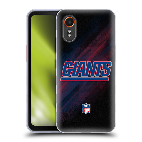 NFL New York Giants Logo Blur Soft Gel Case for Samsung Galaxy Xcover7 5G