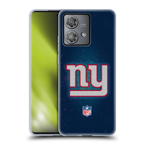 NFL New York Giants Artwork LED Soft Gel Case for Motorola Edge 40 Neo 5G