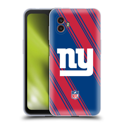 NFL New York Giants Artwork Stripes Soft Gel Case for Samsung Galaxy Xcover6 Pro/Pro2