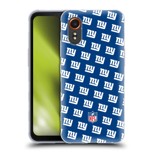 NFL New York Giants Artwork Patterns Soft Gel Case for Samsung Galaxy Xcover7 5G