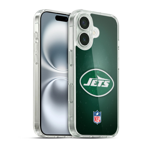 NFL New York Jets Artwork LED Soft Gel Case for Apple iPhone 16 & MagSafe