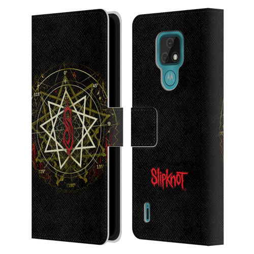 Slipknot Key Art Waves Leather Book Wallet Case Cover For Motorola Moto E7