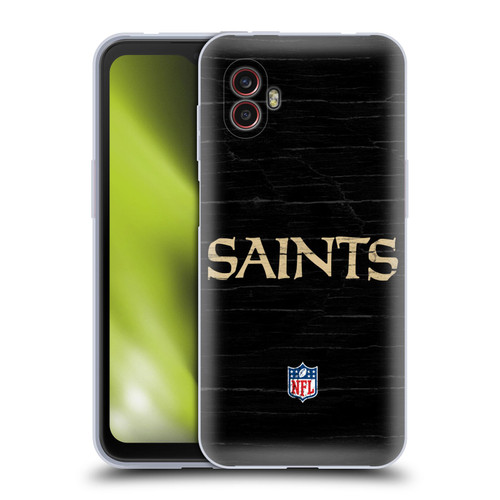 NFL New Orleans Saints Logo Distressed Look Soft Gel Case for Samsung Galaxy Xcover6 Pro/Pro2