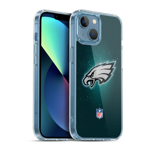 NFL Philadelphia Eagles Artwork LED Soft Gel Case for Apple iPhone 13 Mini