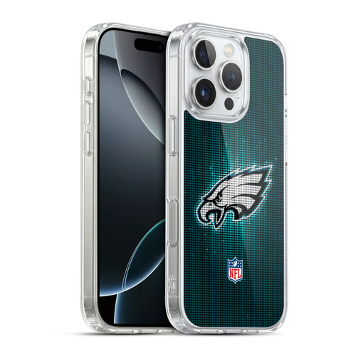 NFL Philadelphia Eagles Artwork LED Soft Gel Case for Apple iPhone 16 Pro