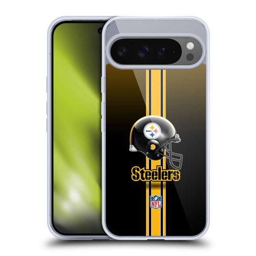 NFL Pittsburgh Steelers Logo Helmet Soft Gel Case for Google Pixel 9 Pro XL