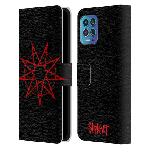 Slipknot Key Art Nanogram Leather Book Wallet Case Cover For Motorola Moto G100