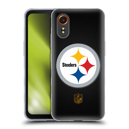 NFL Pittsburgh Steelers Logo Football Soft Gel Case for Samsung Galaxy Xcover7 5G