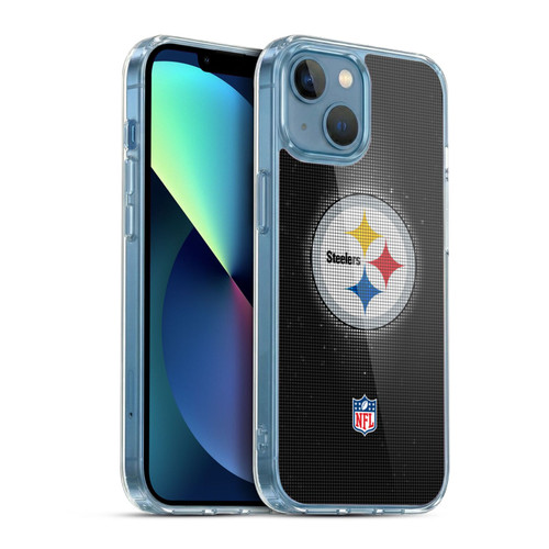 NFL Pittsburgh Steelers Artwork LED Soft Gel Case for Apple iPhone 13 Mini & MagSafe