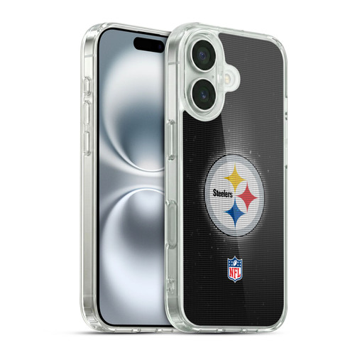 NFL Pittsburgh Steelers Artwork LED Soft Gel Case for Apple iPhone 16 & MagSafe