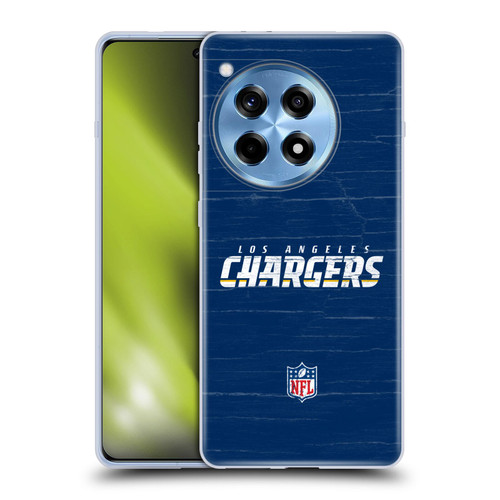 NFL Los Angeles Chargers Logo Distressed Look Soft Gel Case for OPPO OnePlus Ace 3 5G
