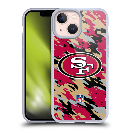 NFL San Francisco 49Ers Logo Camou Soft Gel Case for Apple iPhone 13 Mini NFL San Francisco 49Ers Logo Camou Soft Gel Case for Apple iPhone 13 Mini