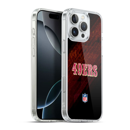 NFL San Francisco 49Ers Logo Blur Soft Gel Case for Apple iPhone 16 Pro Max