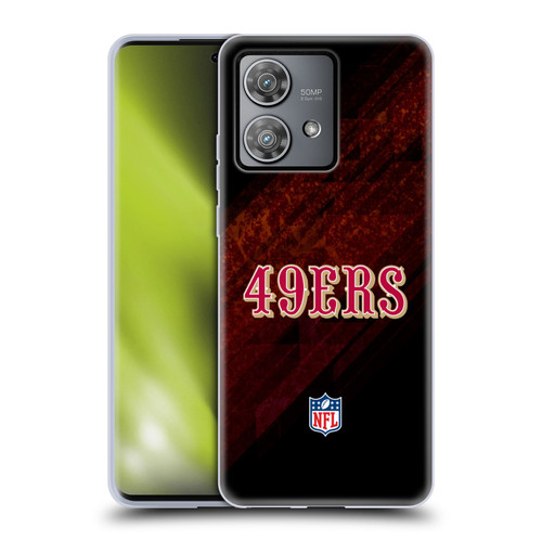 NFL San Francisco 49Ers Logo Blur Soft Gel Case for Motorola Edge 40 Neo 5G