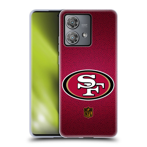 NFL San Francisco 49Ers Logo Football Soft Gel Case for Motorola Edge 40 Neo 5G