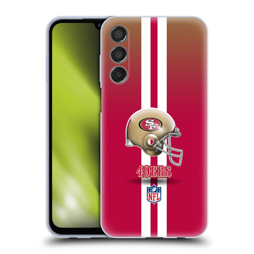 NFL San Francisco 49Ers Logo Helmet Soft Gel Case for Samsung Galaxy M15/F15 5G
