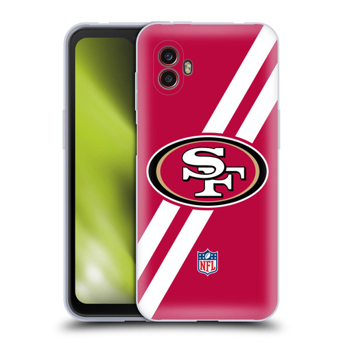 NFL San Francisco 49Ers Logo Stripes Soft Gel Case for Samsung Galaxy Xcover6 Pro/Pro2