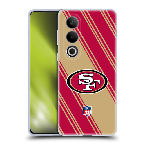 NFL San Francisco 49ers Artwork Stripes Soft Gel Case for OPPO OnePlus Ace 3V 5G