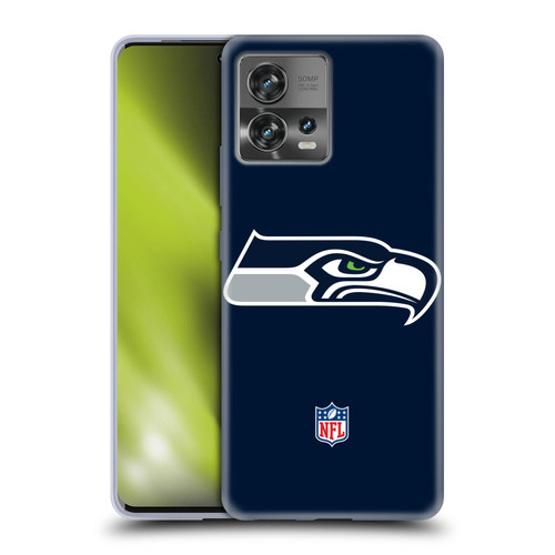 NFL Seattle Seahawks Logo Plain Soft Gel Case for Motorola Moto Edge 30 Fusion