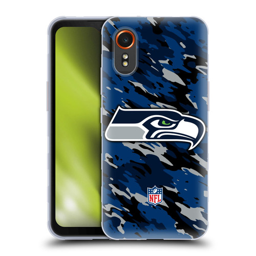 NFL Seattle Seahawks Logo Camou Soft Gel Case for Samsung Galaxy Xcover7 5G NFL Seattle Seahawks Logo Camou Soft Gel Case for Samsung Galaxy Xcover7 5G