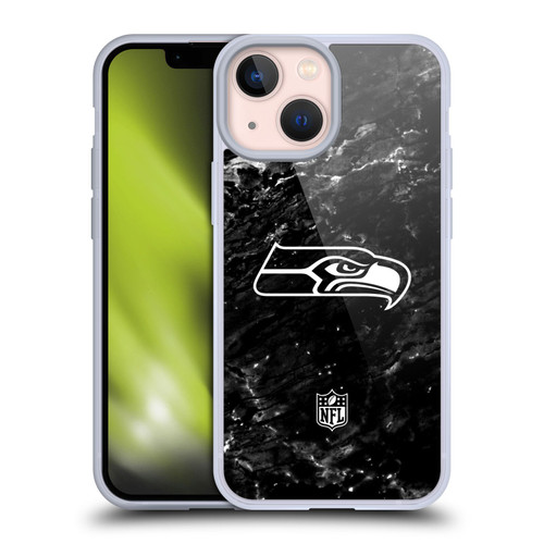 NFL Seattle Seahawks Artwork Marble Soft Gel Case for Apple iPhone 13 Mini NFL Seattle Seahawks Artwork Marble Soft Gel Case for Apple iPhone 13 Mini