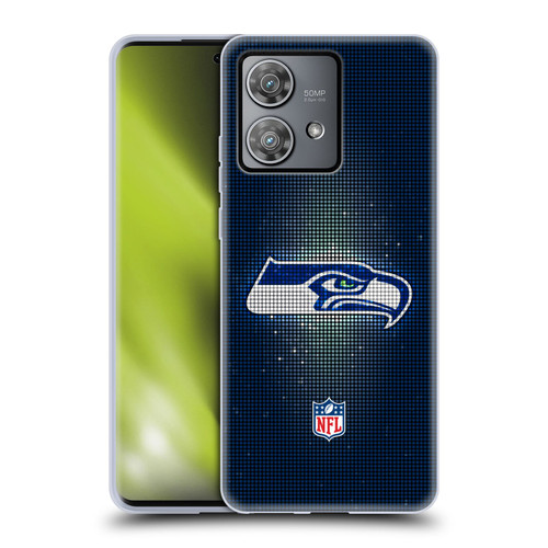 NFL Seattle Seahawks Artwork LED Soft Gel Case for Motorola Edge 40 Neo 5G