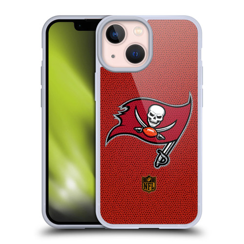 NFL Tampa Bay Buccaneers Logo Football Soft Gel Case for Apple iPhone 13 Mini