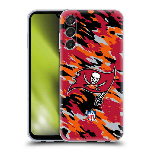 NFL Tampa Bay Buccaneers Logo Camou Soft Gel Case for Samsung Galaxy M15/F15 5G